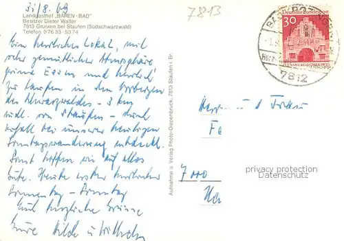 AK / Ansichtskarte Grunern Landgasthof Baeren Bad Gaststube Grunern