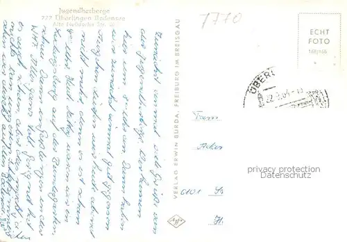 AK / Ansichtskarte ueberlingen_Bodensee Jugendherberge Terrasse Speiseraum Panorama ueberlingen Bodensee