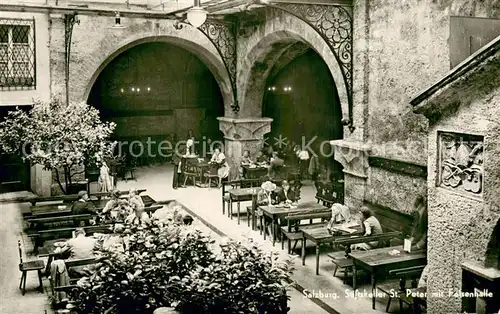 AK / Ansichtskarte Salzburg__oesterreich Stiftskeller St Peter mit Felsenhalle 