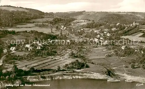 AK / Ansichtskarte Rurberg am Rursee Schwammenauel Fliegeraufnahme Rurberg