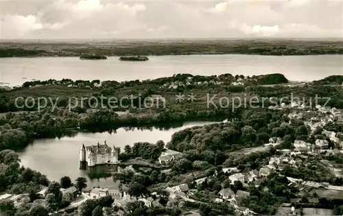 AK / Ansichtskarte Gluecksburg_Ostseebad Fliegeraufnahme mit Schloss Gluecksburg Gluecksburg_Ostseebad