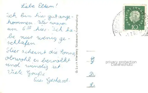 AK / Ansichtskarte Altensteig_Schwarzwald Teilansichten Zeltplatz Blick auf Berneck Altensteig_Schwarzwald