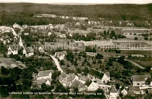 AK / Ansichtskarte Althuette_Wuerttemberg Fliegeraufnahme Althuette Wuerttemberg