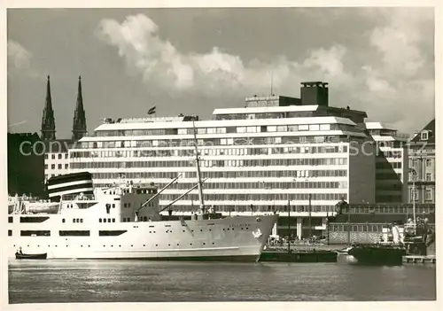 AK / Ansichtskarte Helsinki_Suomi Teollisuuspalatsi Industripalatset Faehre 