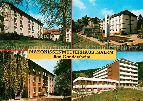 AK / Ansichtskarte Bad_Gandersheim Diakonissenmutterhaus Salem Bad_Gandersheim