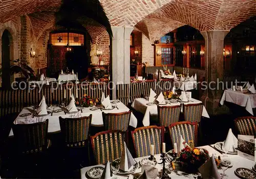 AK / Ansichtskarte Aachen Ratskeller Restaurant im historischen Rathaus Kurfuerstenzimmer Aachen