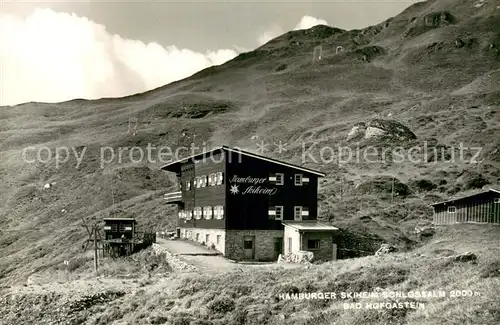 AK / Ansichtskarte Bad_Hofgastein Hamburger Skiheim Schlossalm Bad_Hofgastein