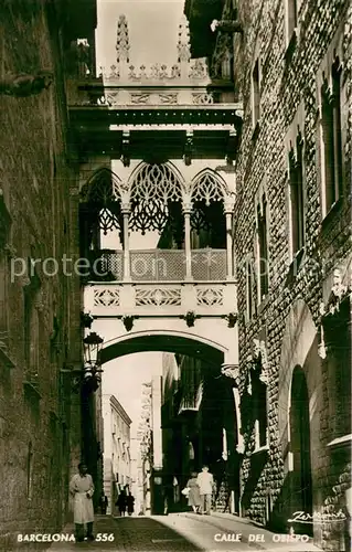 AK / Ansichtskarte Barcelona_Cataluna calle del Obispo Barcelona Cataluna