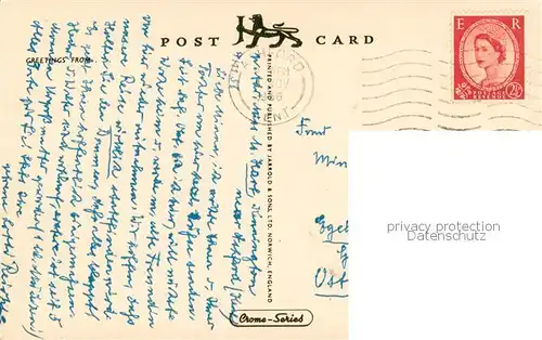 AK / Ansichtskarte Ashford_Kent The Church from Middle Row 