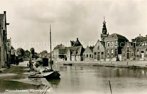 AK / Ansichtskarte Monnickendam Havengezicht Monnickendam