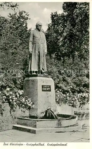 AK / Ansichtskarte Bad_Woerishofen Kneippdenkmal Bad_Woerishofen