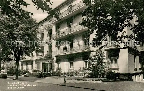 AK / Ansichtskarte Bad_Nauheim Kerckhoff Klinik Bad_Nauheim