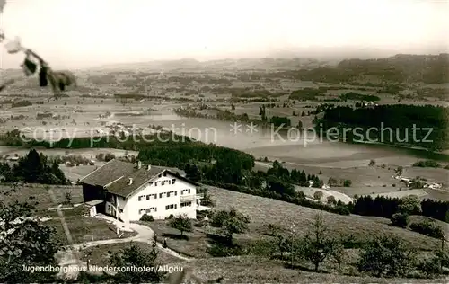 AK / Ansichtskarte Niedersonthofen Jugendberghaus Panorama Niedersonthofen