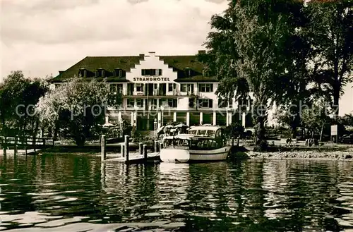 AK / Ansichtskarte Insel_Reichenau_Bodensee Strandhotel Loechnerhaus 