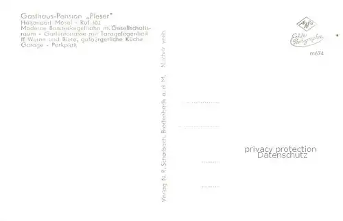 AK / Ansichtskarte Hatzenport Gasthaus Pension Pleser Kegelbahn Hatzenport