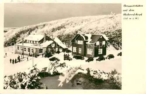 AK / Ansichtskarte Hoherodskopf_Schotten Berggaststaette 