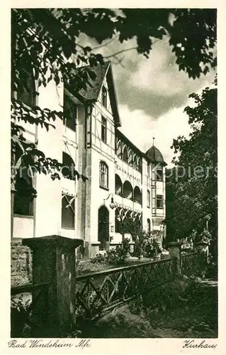 AK / Ansichtskarte Bad_Windsheim Kurhaus Bad_Windsheim