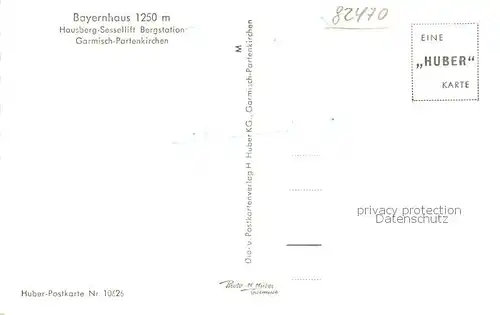 AK / Ansichtskarte Garmisch Partenkirchen Bayernhaus mit Dreitorspitze Garmisch Partenkirchen