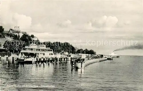 AK / Ansichtskarte Meersburg_Bodensee Faehrehafen Meersburg Bodensee