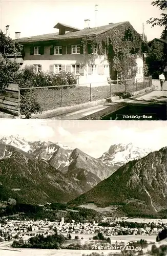 AK / Ansichtskarte Oberstdorf Viktoerle Haus Aussenansicht Oberstdorf