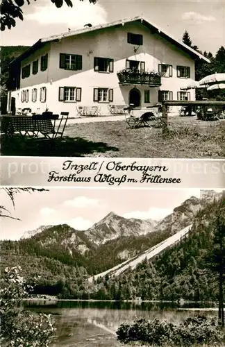 AK / Ansichtskarte Inzell Forsthaus Odlgass m. Frillensee Inzell