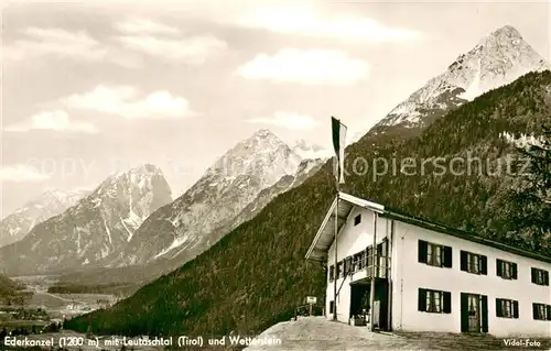 AK / Ansichtskarte Ederkanzel Leutaschtal u. Wetterstein Ederkanzel