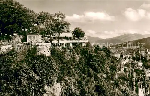 AK / Ansichtskarte Freiburg_Breisgau Schlossberg Kaffee Restaurant Greiffenegg Schloessle Freiburg Breisgau