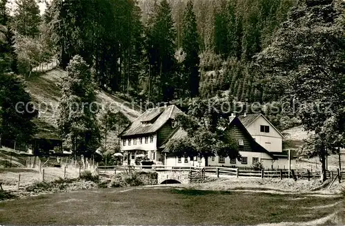 AK / Ansichtskarte Siebertal_Herzberg Forsthaus Schluft Aussenansicht Siebertal Herzberg