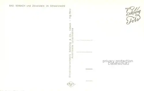 AK / Ansichtskarte Bad_Teinach Zavelstein Fliegeraufnahme Panorama Bad_Teinach Zavelstein