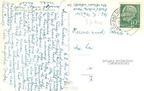 AK / Ansichtskarte Bad_Sachsa_Harz Teilansicht m. Ravensberg Bad_Sachsa_Harz