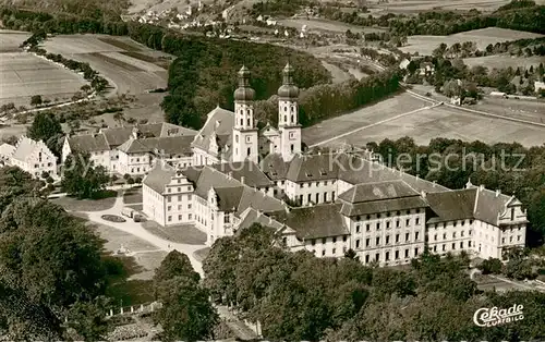 AK / Ansichtskarte Obermarchtal Kloster mit Blick auf Rechtenstein  Obermarchtal