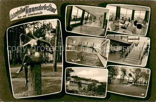 AK / Ansichtskarte Niendorf__Ostseebad_Timmendorferstrand Plastik Kur und Schwimmhalle Teilansichten 