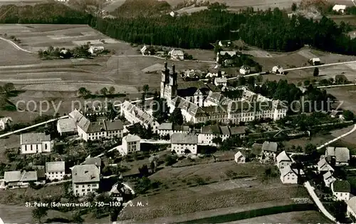 AK / Ansichtskarte St_Peter_Schwarzwald Fliegeraufnahme St_Peter_Schwarzwald