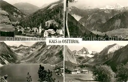 AK / Ansichtskarte Kals_Grossglockner Panorama Seepartie Kals Grossglockner