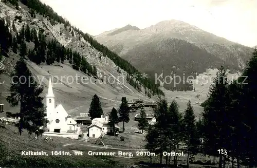 AK / Ansichtskarte Kalkstein mit Grumauer Berg Panorama Kalkstein