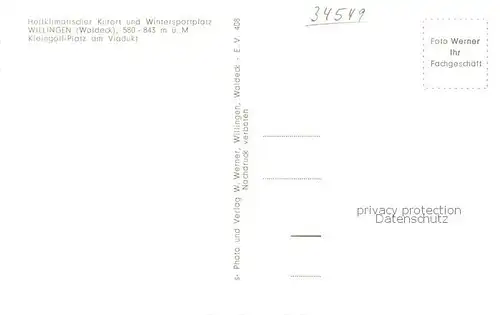 AK / Ansichtskarte Willingen_Sauerland Viadukt Kleingolfanlage Willingen_Sauerland