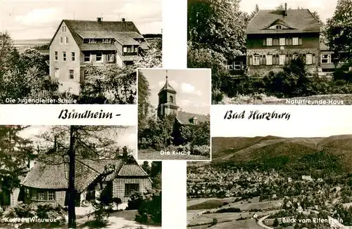 AK / Ansichtskarte Buendheim Jugendleiter Schule Naturfreunde Haus Kaffee Winuwuk Kirche Blick vom Elfenstein Buendheim