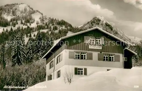 AK / Ansichtskarte Unterjoch Alt Wuertenberger Haus Unterjoch