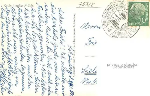 AK / Ansichtskarte Kapfenhardt Kapfenhardter Muehle Kapfenhardt