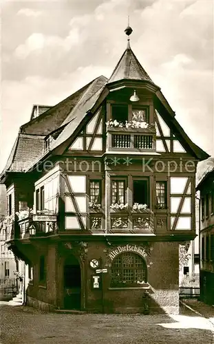 AK / Ansichtskarte Assmannshausen Alte Dorfschaenke Assmannshausen