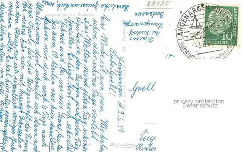 AK / Ansichtskarte Langenargen_Bodensee Panorama Langenargen Bodensee