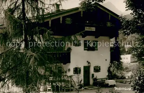 AK / Ansichtskarte Berchtesgaden Stalnhaeusl Berchtesgaden