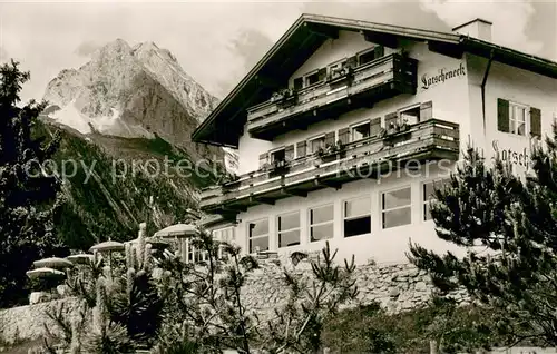 AK / Ansichtskarte Mittenwald_Bayern Terrassencafe Latscheneck Mittenwald Bayern