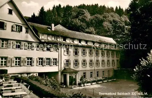 AK / Ansichtskarte Renchtal Thermalbad Sulzbach Muentner Schumann Heim Renchtal