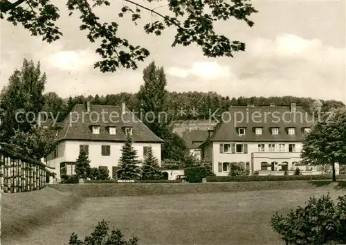 AK / Ansichtskarte Bad_Hersfeld Hotel Waldeck und Haus Schoenewolf Bad_Hersfeld