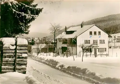 AK / Ansichtskarte Enzkloesterle Pension Jaegerwinkel Enzkloesterle