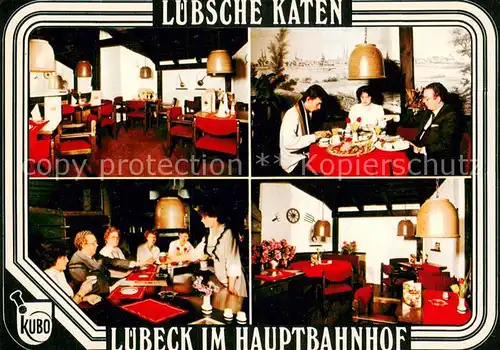 AK / Ansichtskarte Luebeck Luebsche Katen Gastraeume Luebeck