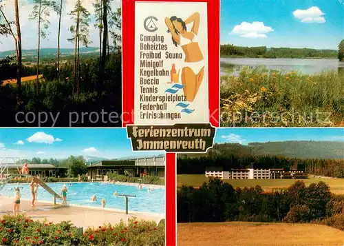 AK / Ansichtskarte Immenreuth Ferienzentrum Schwimmbad Panorama Immenreuth
