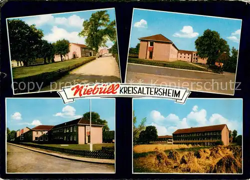 AK / Ansichtskarte Niebuell Kreisaltersheim Teilansichten Niebuell