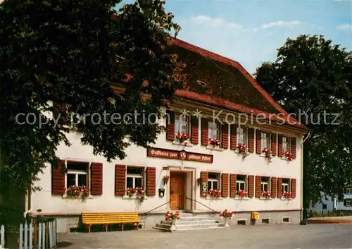 AK / Ansichtskarte Oberried_Breisgau Gasthaus Zum goldenen Adler Oberried Breisgau